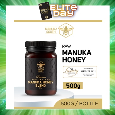 MANUKA SOUTH - Manuka Honey Blend (Authentic 100% New Zealand Manuka Honey For Immunity, Digestion & Skin Health) 500g