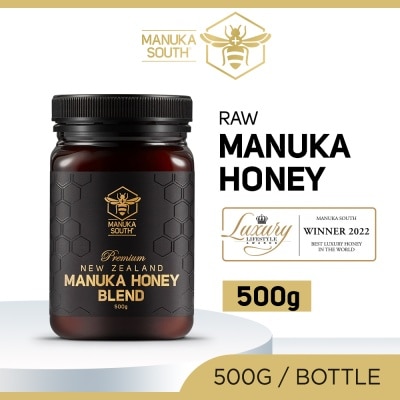 MANUKA SOUTH Manuka Honey Blend (Authentic 100% New Zealand Manuka Honey For Immunity, Digestion & Skin Health) 500g