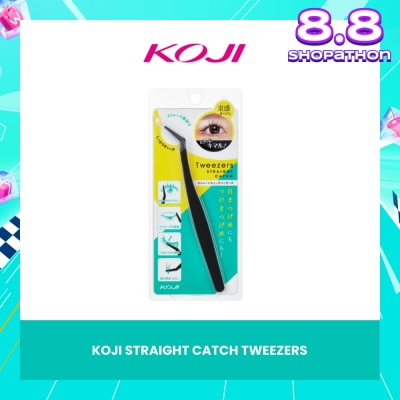 KOJI Straight Catch Tweezers 1s