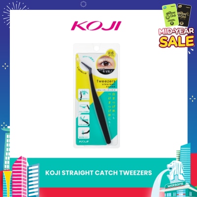 KOJI Straight Catch Tweezers 1s