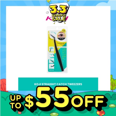 KOJI Straight Catch Tweezers 1s