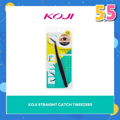 KOJI Straight Catch Tweezers 1s