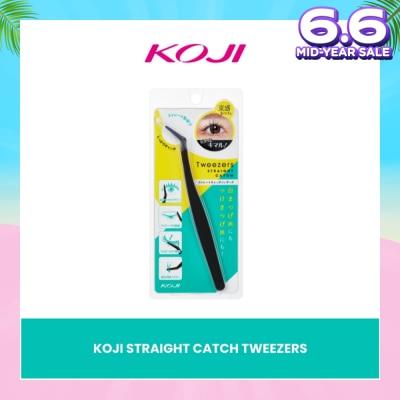 KOJI Straight Catch Tweezers 1s