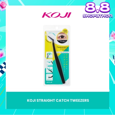 KOJI Straight Catch Tweezers 1s