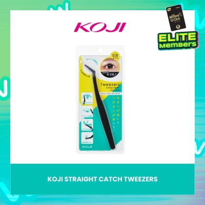 KOJI Straight Catch Tweezers 1s