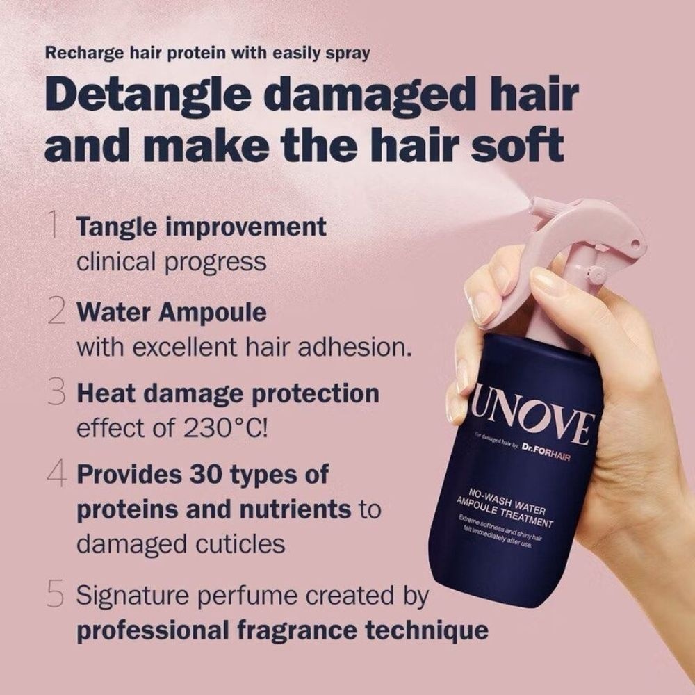 No-Wash Water Ampoule Treatment (To Detangle Damaged Hair & Make The Hair Soft) 200ml