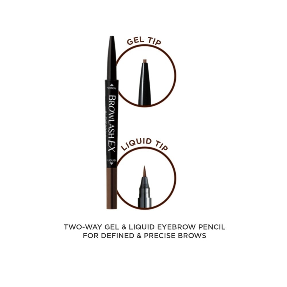 Water Strong W Eyebrow (Pencil x Liquid) Royal Brown 1s