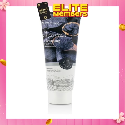 3W CLINIC Charcoal Cleansing Foam 100ml