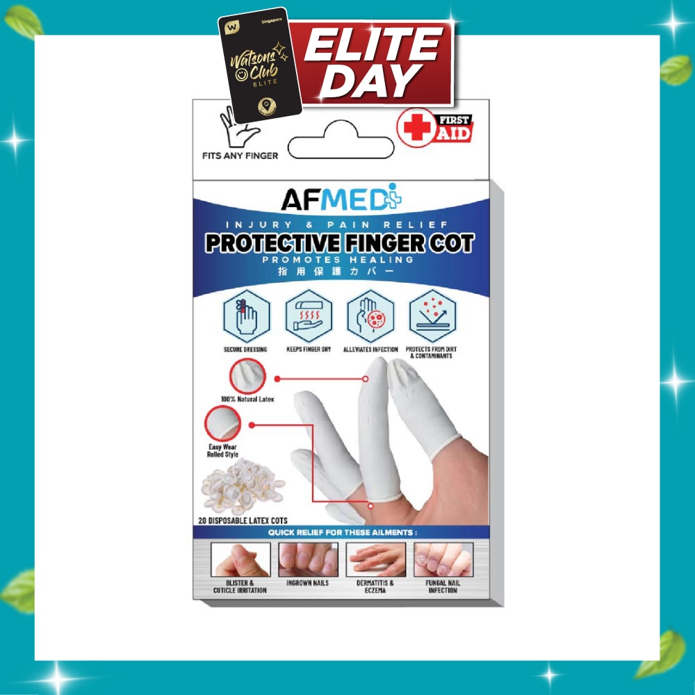 Injury Pain Relief Protective Finger Cot 20s image