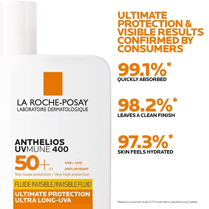 Anthelios UVMune 400 Fluid SPF50+ PA++++ (Sunscreen + Ultra Protection + Ultra Resistant) 50ml