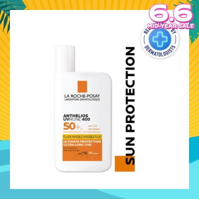 LA ROCHE-POSAY Anthelios UVMune 400 Fluid SPF50+ PA++++ (Sunscreen + Ultra Protection + Ultra Resistant) 50ml