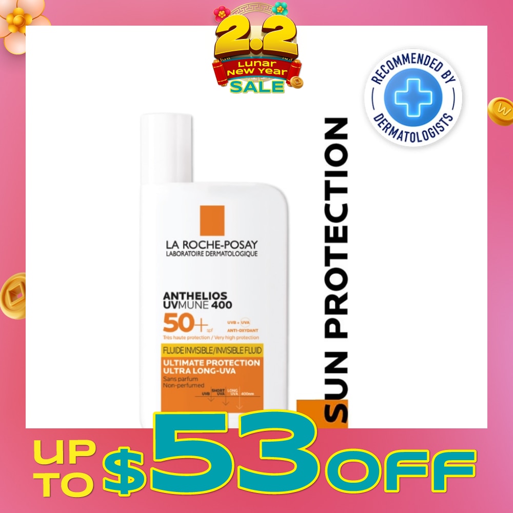 Anthelios UVMune 400 Fluid SPF50+ PA++++ (Sunscreen + Ultra Protection + Ultra Resistant) 50ml