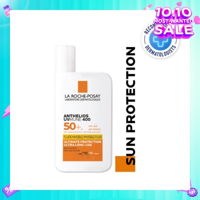 LA ROCHE-POSAY Anthelios UVMune 400 Fluid SPF50+ PA++++ (Sunscreen + Ultra Protection + Ultra Resistant) 50ml