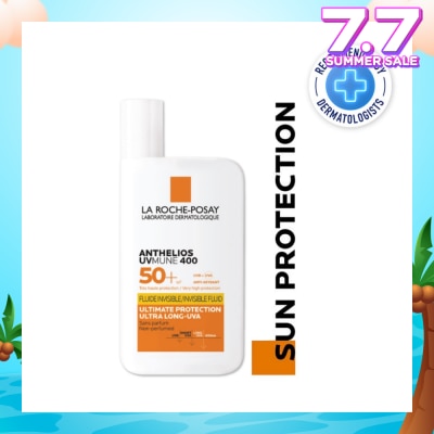 LA ROCHE-POSAY Anthelios UVMune 400 Fluid SPF50+ PA++++ (Sunscreen + Ultra Protection + Ultra Resistant) 50ml
