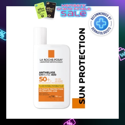 LA ROCHE-POSAY Anthelios UVMune 400 Fluid SPF50+ PA++++ (Sunscreen + Ultra Protection + Ultra Resistant) 50ml
