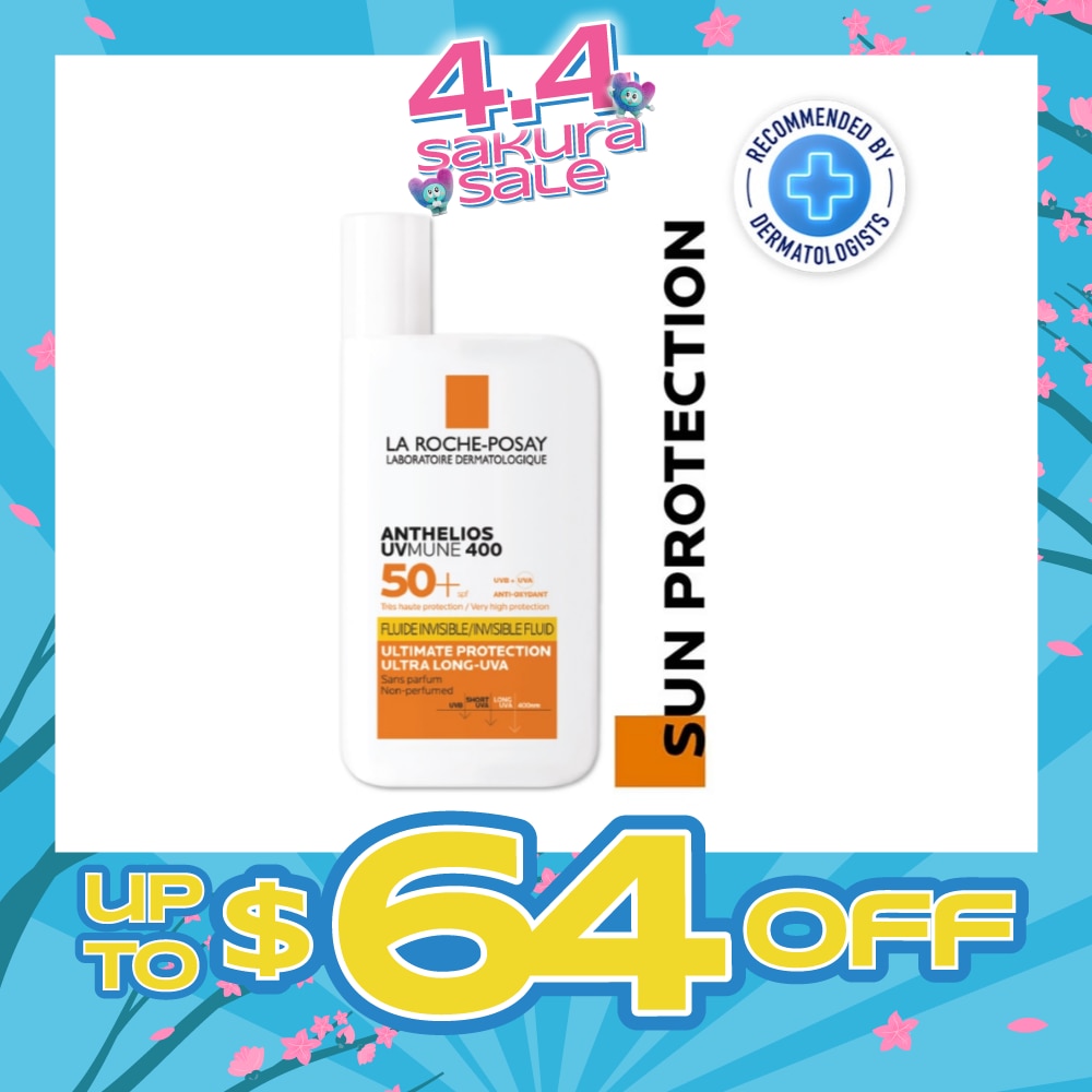 Anthelios UVMune 400 Fluid SPF50+ PA++++ (Sunscreen + Ultra Protection + Ultra Resistant) 50ml