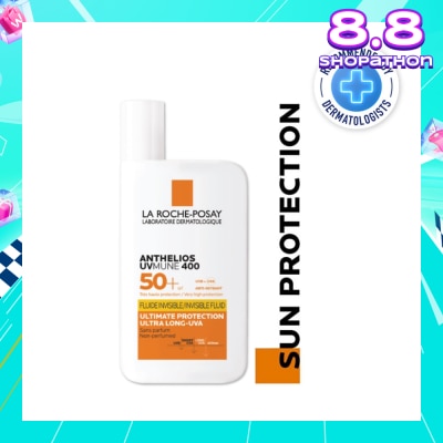 LA ROCHE-POSAY Anthelios UVMune 400 Fluid SPF50+ PA++++ (Sunscreen + Ultra Protection + Ultra Resistant) 50ml