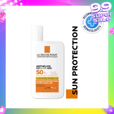 LA ROCHE-POSAY Anthelios UVMune 400 Fluid SPF50+ PA++++ (Sunscreen + Ultra Protection + Ultra Resistant) 50ml