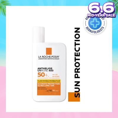 LA ROCHE-POSAY Anthelios UVMune 400 Fluid SPF50+ PA++++ (Sunscreen + Ultra Protection + Ultra Resistant) 50ml