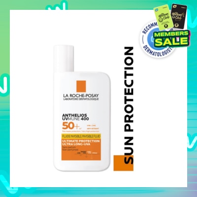 LA ROCHE-POSAY Anthelios UVMune 400 Fluid SPF50+ PA++++ (Sunscreen + Ultra Protection + Ultra Resistant) 50ml