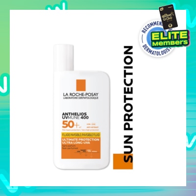 LA ROCHE-POSAY Anthelios UVMune 400 Fluid SPF50+ PA++++ (Sunscreen + Ultra Protection + Ultra Resistant) 50ml