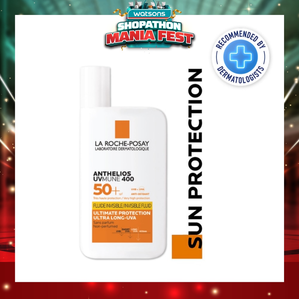 Anthelios UVMune 400 Fluid SPF50+ PA++++ (Sunscreen + Ultra Protection + Ultra Resistant) 50ml