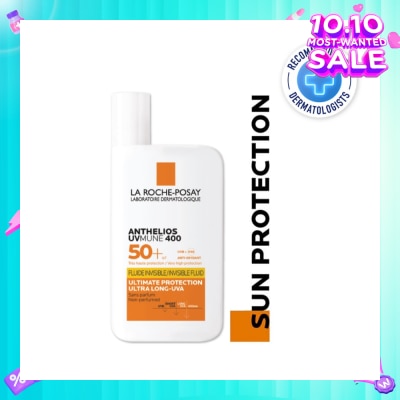 LA ROCHE-POSAY Anthelios UVMune 400 Fluid SPF50+ PA++++ (Sunscreen + Ultra Protection + Ultra Resistant) 50ml