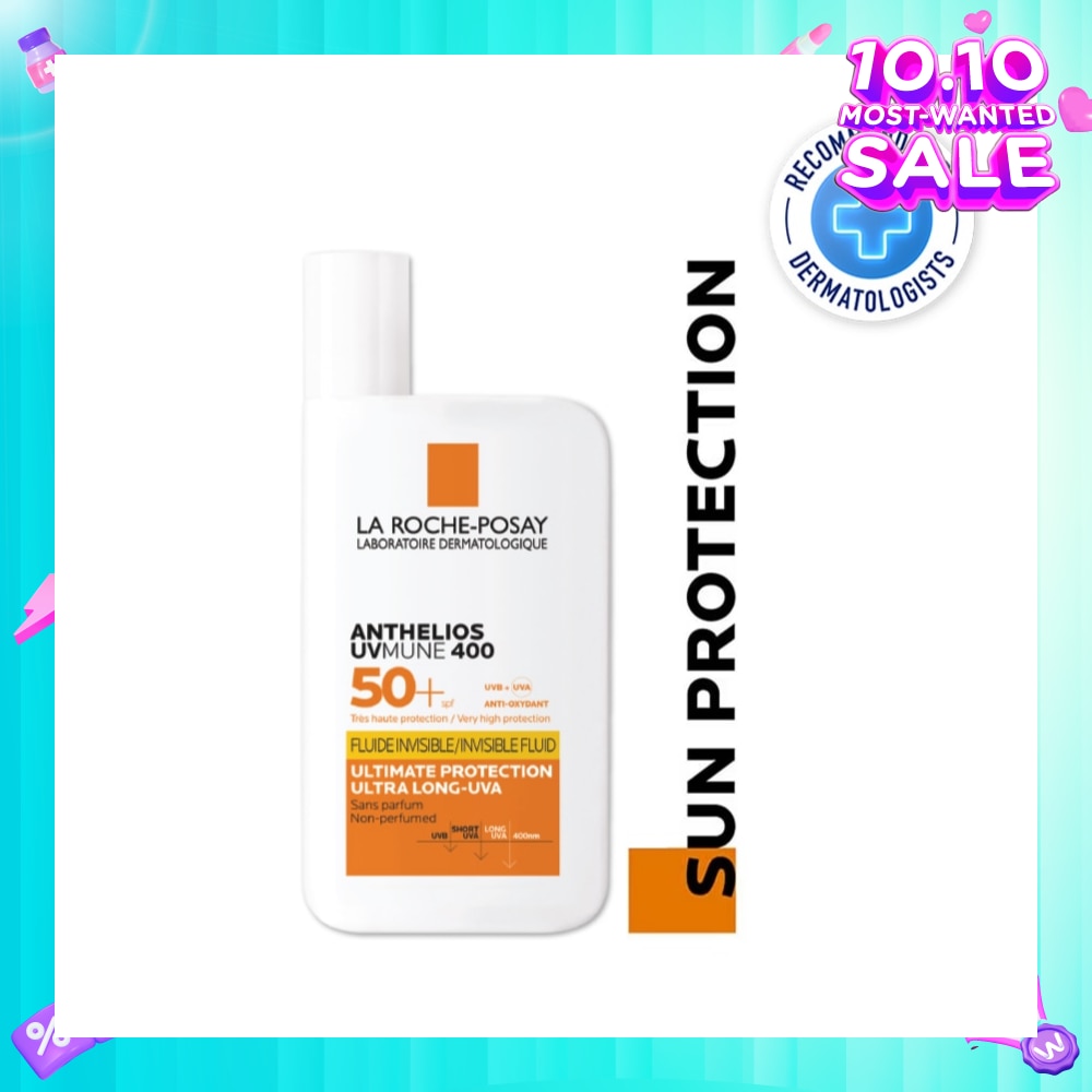 Anthelios UVMune 400 Fluid SPF50+ PA++++ (Sunscreen + Ultra Protection + Ultra Resistant) 50ml