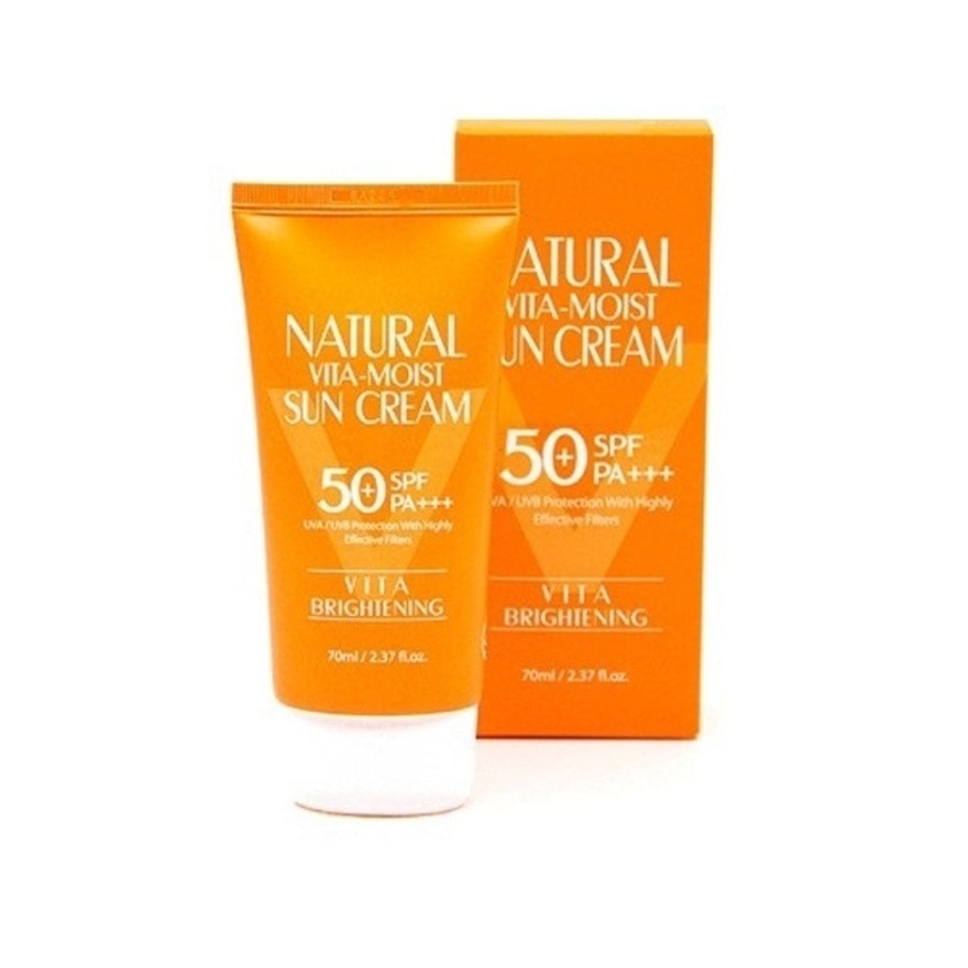 Natural Vita Brightening Moist Sun Cream SPF50+ PA++++ 70ml