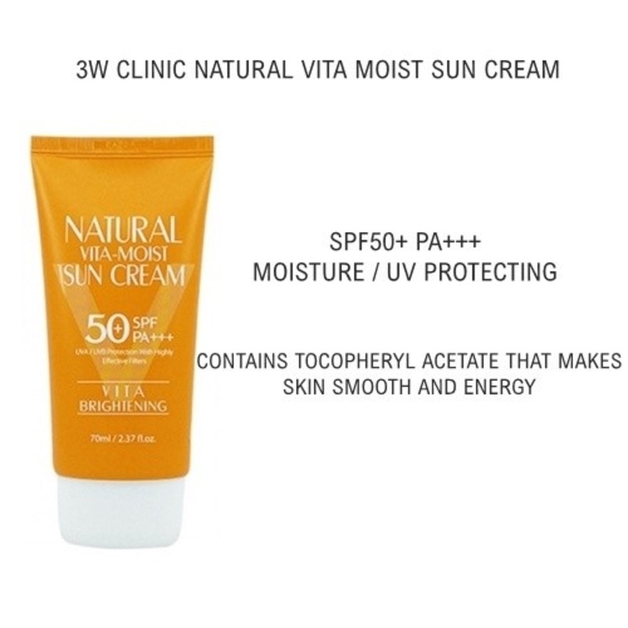 Natural Vita Brightening Moist Sun Cream SPF50+ PA++++ 70ml