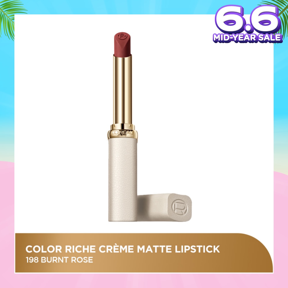 Color Riche Creme Matte Lipstick 198 Burnt Rose 1s