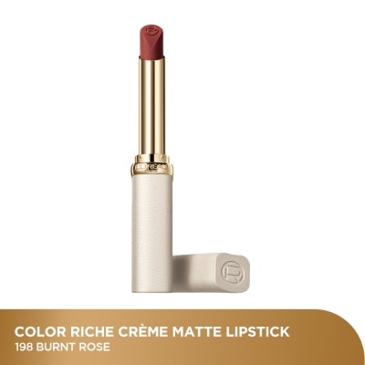 L'OREAL PARIS MAKEUP Color Riche Creme Matte Lipstick 198 Burnt Rose 1s