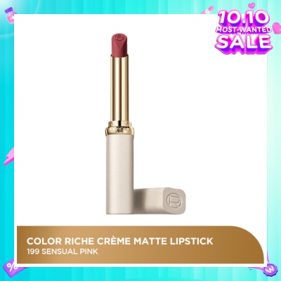 L'OREAL PARIS MAKEUP Color Riche Creme Matte Lipstick 199 Sensual Pink 1s