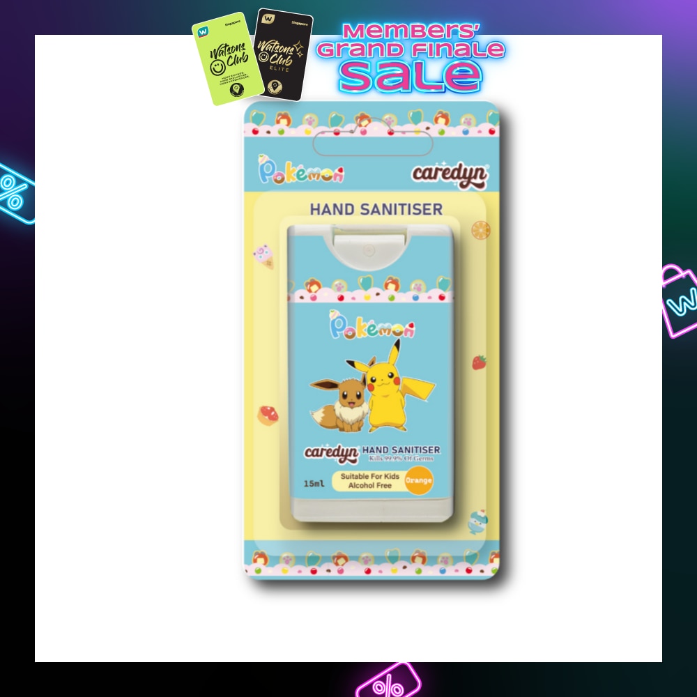CAREDYN Pokemon Hand Sanitiser Spray Orange 15ml