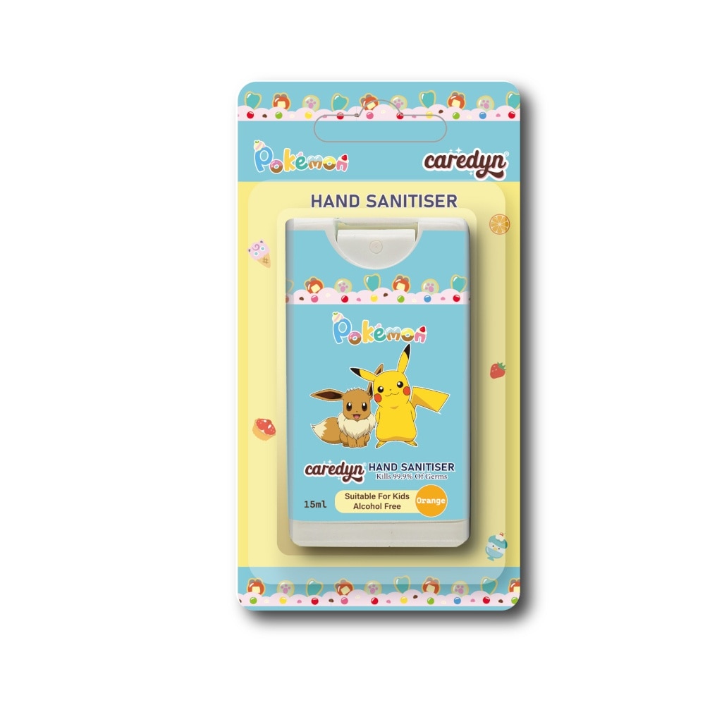 CAREDYN Pokemon Hand Sanitiser Spray Orange 15ml