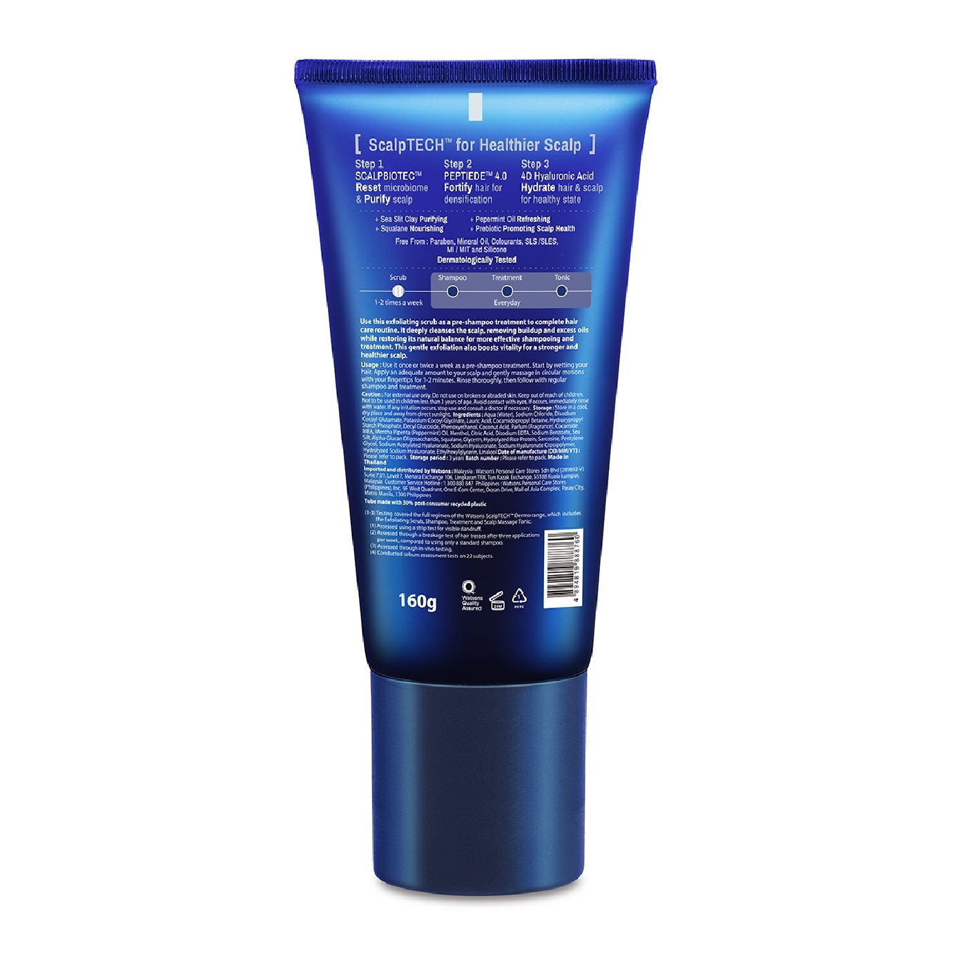 ScalpTECH Dermo Restoring Exfoliating Hair Scrub 160g