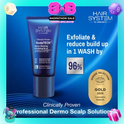 HAIR SYSTEM BY WATSONS - ScalpTECH Dermo Restoring Exfoliating Hair Scrub 160g