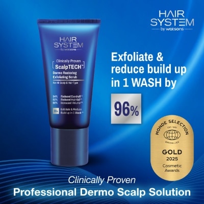 HAIR SYSTEM BY WATSONS - ScalpTECH Dermo Restoring Exfoliating Hair Scrub 160g