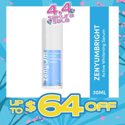 ZENYUM - Bright Active Whitening Serum (Suitable For Daily Use) 30ml (Expiry: Oct`2026)