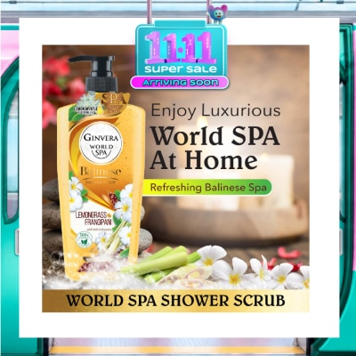 GINVERA World Spa Balinese Shower Scrub Lemongrass & Frangipani 750ml image