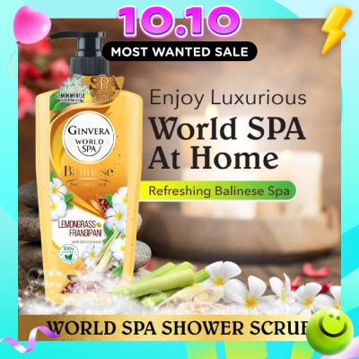 GINVERA World Spa Balinese Shower Scrub Lemongrass & Frangipani 750ml image