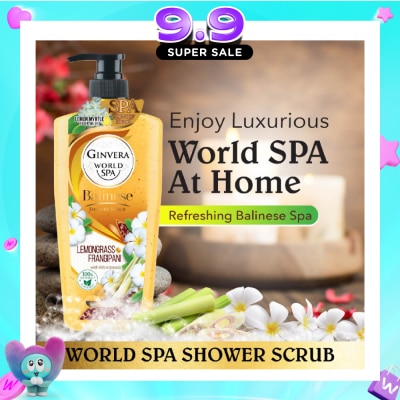 GINVERA - World Spa Balinese Shower Scrub Lemongrass & Frangipani 750ml image