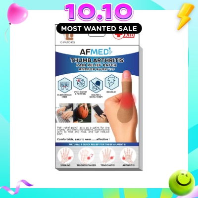 AF MEDI Thumb Arthritis Pain Relief Patch 10s image
