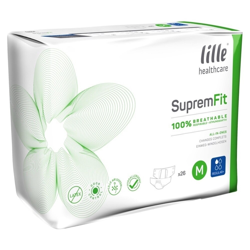 Lille SupremFit Regular Plus Adult Diapers Medium 80cm - 130cm 26 Pieces