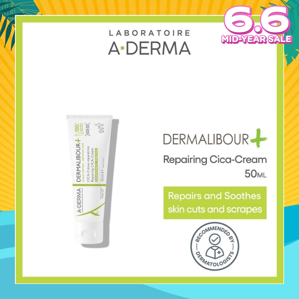 Dermalibour + Repairing Soothing Cream (For Irritated & Fragile Skin) 50ml