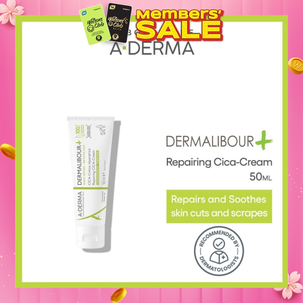 Dermalibour + Repairing Soothing Cream (For Irritated & Fragile Skin) 50ml