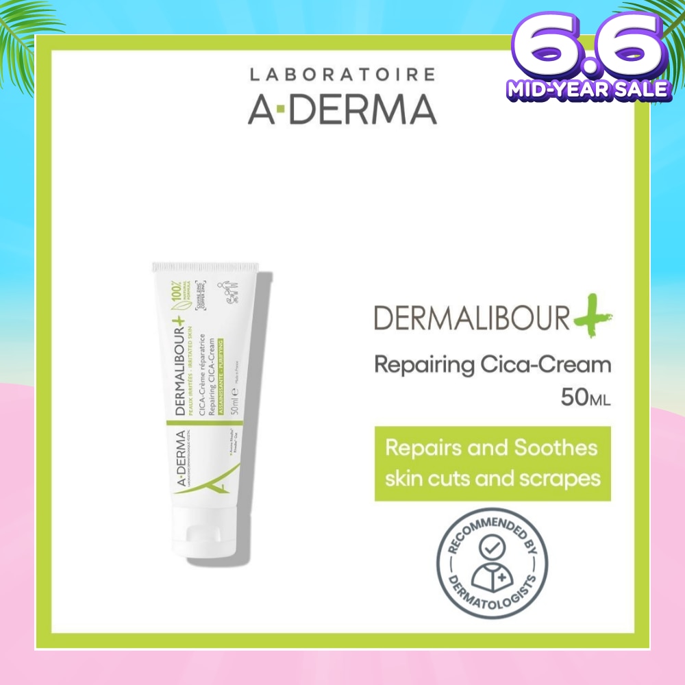 Dermalibour + Repairing Soothing Cream (For Irritated & Fragile Skin) 50ml