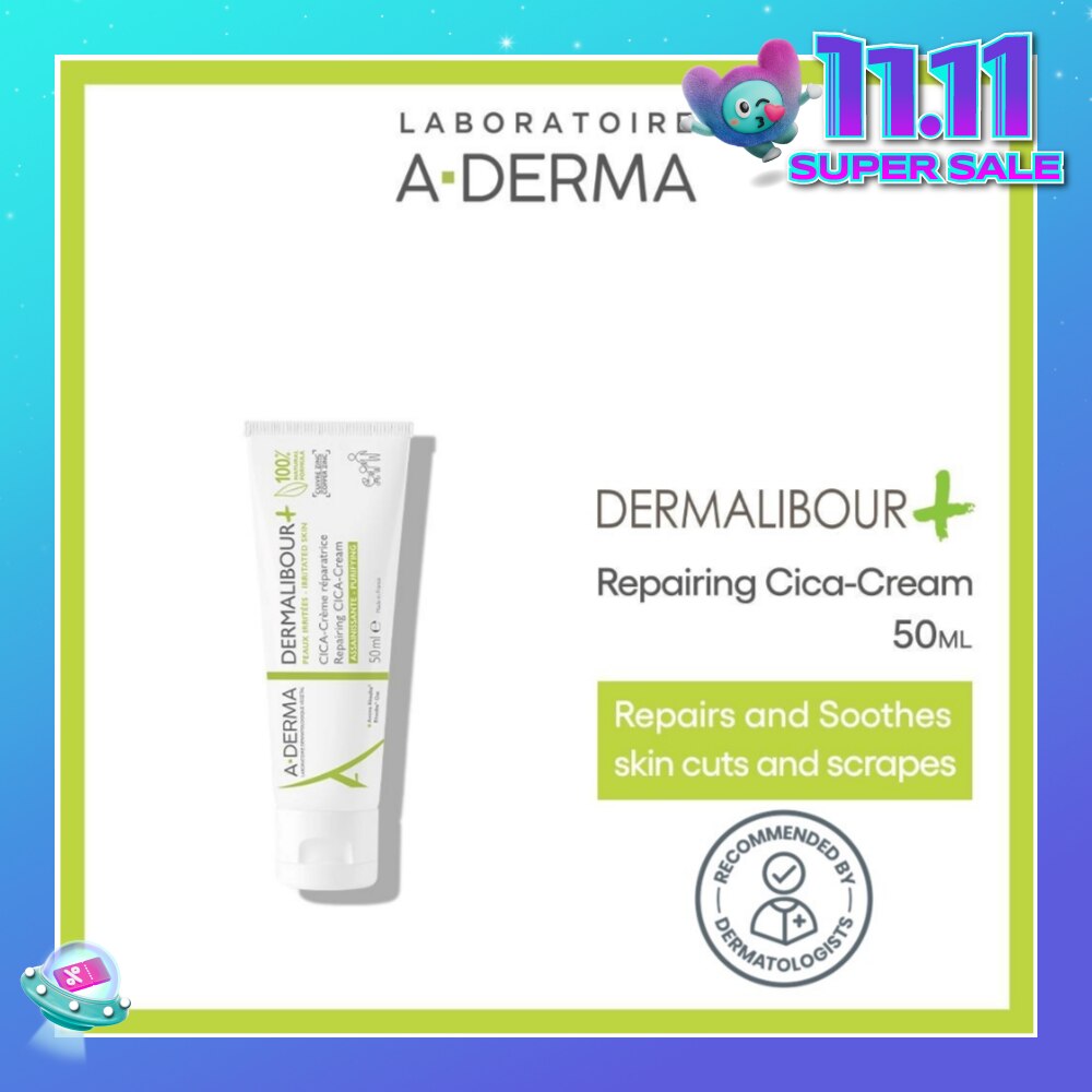 Dermalibour + Repairing Soothing Cream (For Irritated & Fragile Skin) 50ml