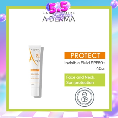ADERMA - Very High Protection Fluid SPF50+ (For Normal to Combination Fragile Skin) 40ml (Expiry: Feb`2027)
