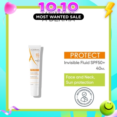 ADERMA Very High Protection Fluid SPF50+ (For Normal to Combination Fragile Skin) 40ml image